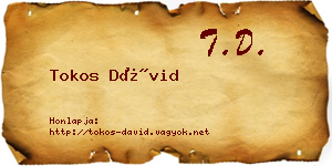 Tokos Dávid névjegykártya